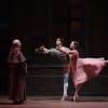 Erina Takahashi and Isaac Hernández as Romeo and Juliet, and Michael Coleman as Friar Lawrence in Nureyev's Romeo & Juliet