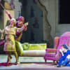 Katie Bray as Louis XV Chair, John Savournin as the Armchair and Wallis Giunta as the Child