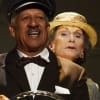 Derek Griffiths (Hoke Colburn) and Siân Phillips (Miss Daisy) in Driving Miss Daisy at Malvern Theatres