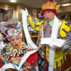 Dame Bella (Ray Spencer) and Arbuthnot (David John Hopper) man the Customs House box office phones