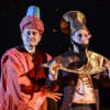 Hugh Dennis as Maurice Rose and John Marquez as Ronald Bream in The Messiah at the Everyman Theatre, Cheltenham