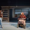 Adrian Lester and Katy Sullivan
