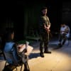 Deli Segal (Dahlia Kai), Kai Spellman (Israeli soldier) and Waj Ali (Ali)