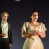 Onegin (George Humphreys) pleads with Tatyana (Shelley Jackson)