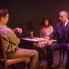 Oliver Kaderbhai as Carlos, Abigail Moore as Margot and Fanos Xenofos as Tito