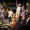 Tracie Bennett (Mame) centre with the Cast of Mame
