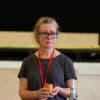 Emma Fielding (Gertrude Bell) in rehearsal for A Museum in Baghdad