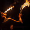 Fire performers Chango Fuego