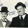Laurel and Hardy who performed at the Empire Theatre, next door to the Theatre Royal, in 1952