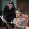 Tom Butcher (Inspector Craddock) and Sarah Thomas (Miss Marple) in A Murder is Announced in the Royal, Northampton