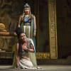 Anna Netrebko as Aida and Anita Rachvelishvili as Amneris