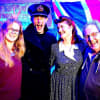 "Arctic Convoy" - the entire team: Helen Dobson (producer), Robbie Lee Hurst (actor, in costume), Viv Wiggins (actor, in costume), and me