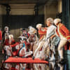 The cast of The Madness of George III