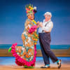 Clive Rowe as Dame Sarah the Cook and Tony Whittle as Alderman Fitzwarren in Dick Whittington at Hackney Empire