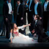 Anna Netrebko in the title role and Mariusz Kwiecien as Enrico