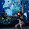 Jamie Morgan (Peaseblossom) in rehearsal for Dream