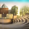 Visualisation of the Lydia and Manfred Gorvy Garden Theatre where the RSC will stage The Comedy of Errors