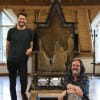 Directors Owen Horsley and Gregory Doran on the first day of Henry VI Part One: Open Rehearsal Project
