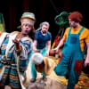 Nataylia Roni (mum), Dominic Rye (Cian) and Sam Butters (Jack)