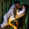 The lovers: Hazem Shammas (Macbeth) and Jessica Tovey (Lady Macbeth)