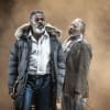 Danny Sapani in the title role of the Almeida's King Lear, with Clarke Peters as the Fool