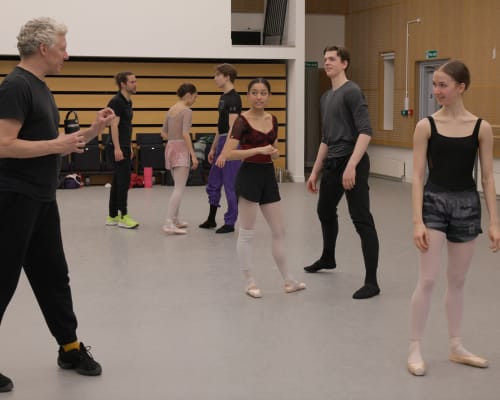 Choreographer Will Tuckett and the BRB2 cohort