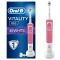 ORAL B - Vitality 100 3D White Ηλεκτρική Οδοντόβουρτσα Ροζ - 1τμχ