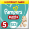PAMPERS - Monthly Pack Pants Βρακάκι No5 (12-17kg) - 152τμχ