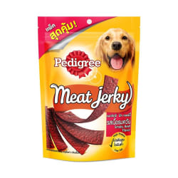 Pedigree Meat Jerky ขนมขบเคี้ยว สำหรับสุนัข รสเนื้อรมควัน 300 g