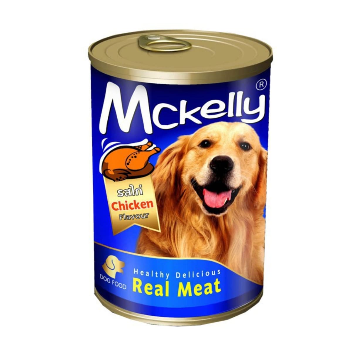 Mckelly แมคเคลลี่ อาหารเปียก แบบกระป๋อง สำหรับสุนัข สูตรเนื้อไก่ 400 g_4