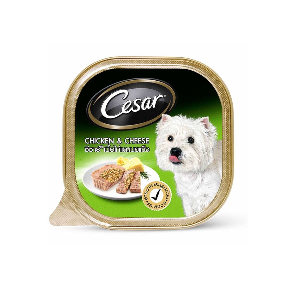Cesar ซีซาร์สุนัขโต รสไก่และชีส_1
