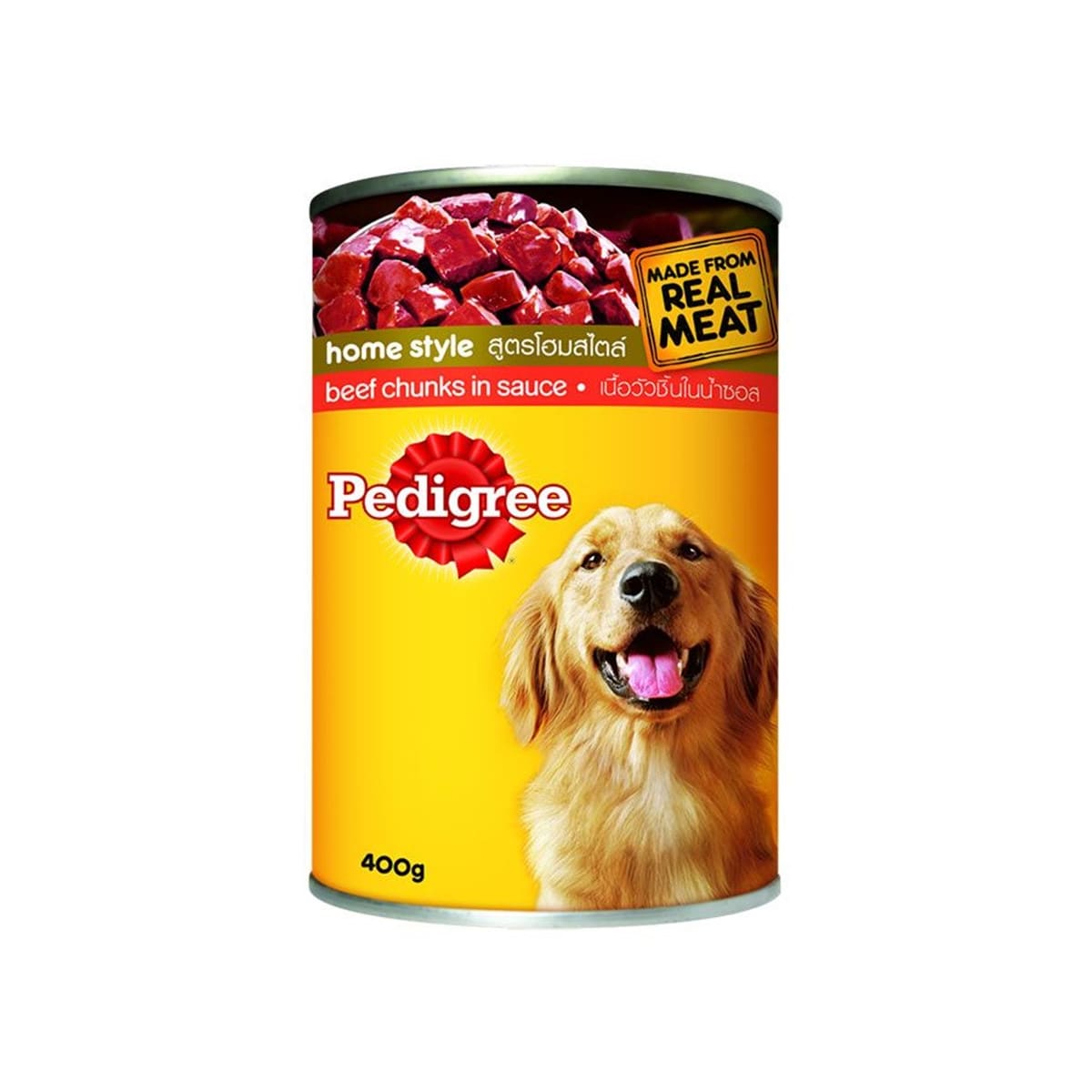 Pedigree เพดดีกรี อาหารเปียก สำหรับสุนัข รสสตูว์เนื้อ 400 g_1