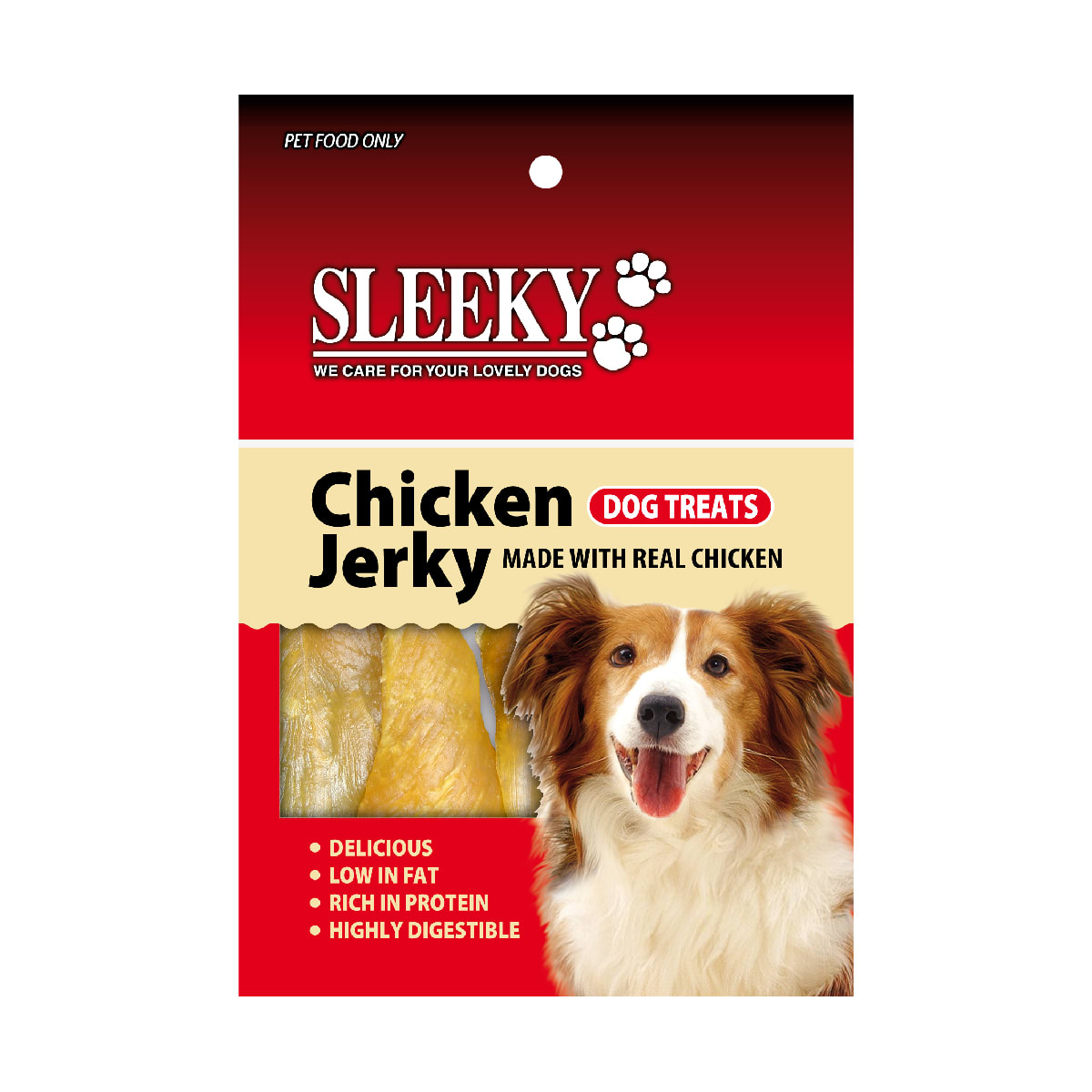 Sleeky สลิคกี้ เนื้อไก่อบแห้ง สำหรับสุนัข 50 g_1