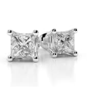 0.10 ct. t.w. L-I3 Princess Cut Diamond Stud Earrings