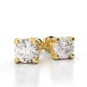0.10 ct. t.w. L-I3 Round Cut Diamond Stud Earrings