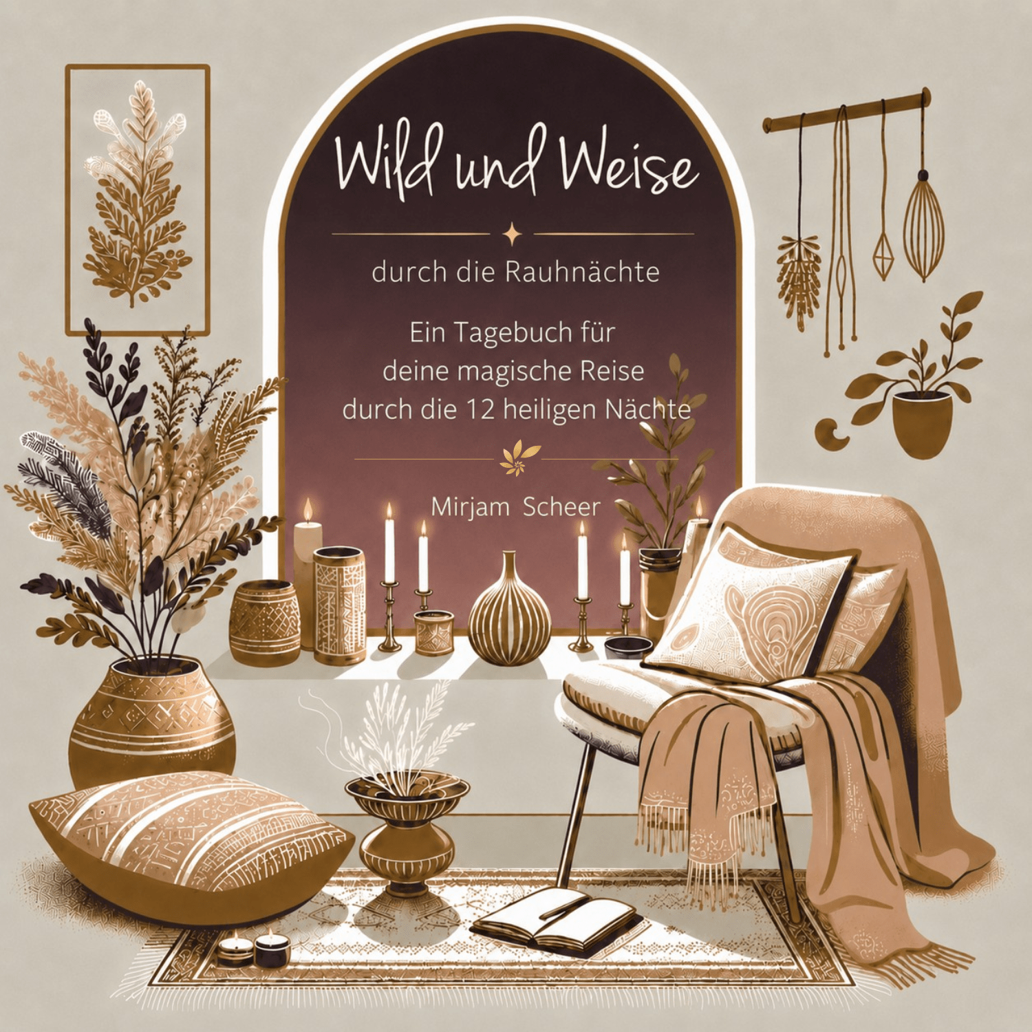 Cover des Rauhnachtstagebuchs Wild und Weise