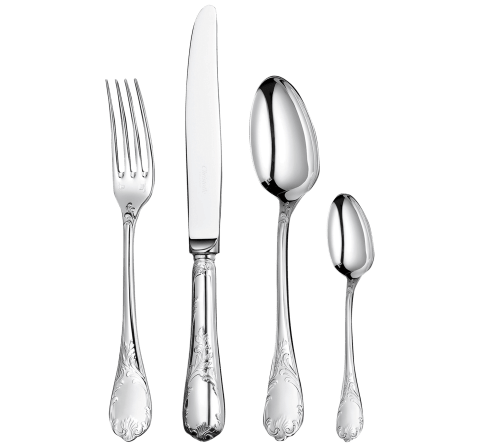 Flatware set for 6 people (24 pieces) Marly  Silver plated