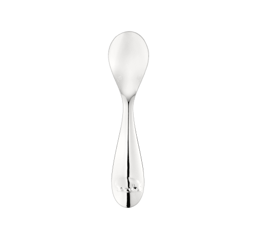 silver plated baby spoon