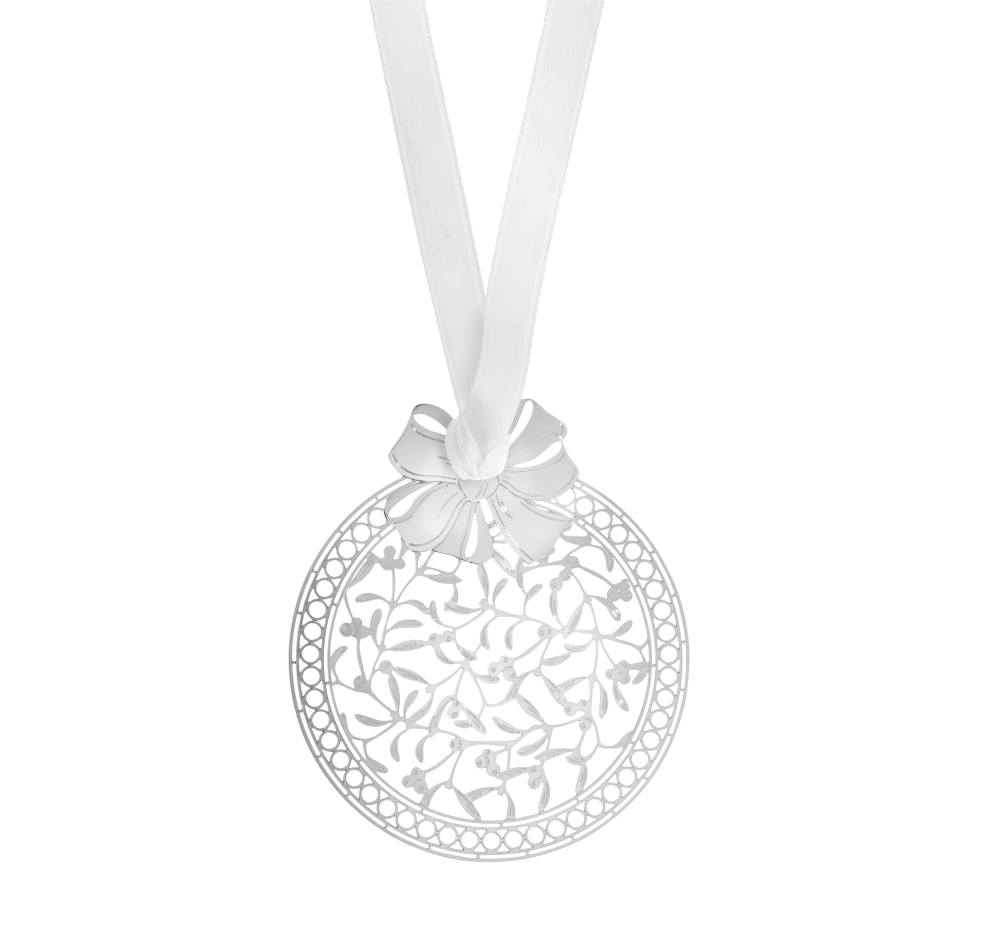 ロイヤル フォレ ラウンドオーナメント シルバーコーティング Foret Royale Christofle ロイヤル フォレ ラウンドオーナメント シルバーコーティング Foret Royale Christofle
