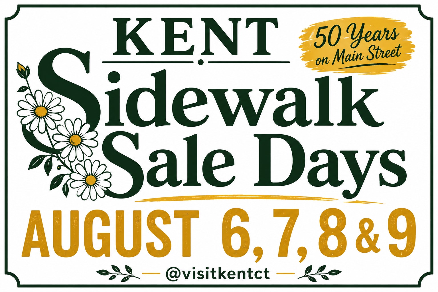 Kent Side Walk Sale Days