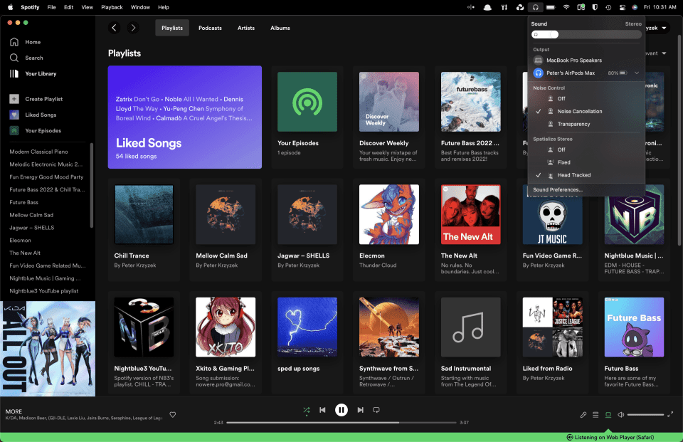 Spatialize Audio Working With Spotify on Mac OS