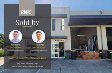 Unit 1/10 Exeter Way Caloundra West QLD 4551 - Image 1