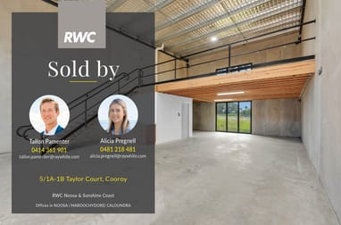 Unit 5/1A-1B Taylor Court Cooroy QLD 4563 - Image 1