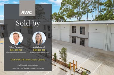 Unit 4/1A-1B Taylor Court Cooroy QLD 4563 - Image 1