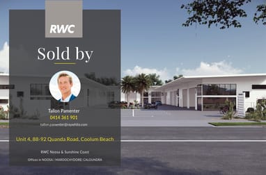 Unit 4/88-92 Quanda Road Coolum Beach QLD 4573 - Image 1