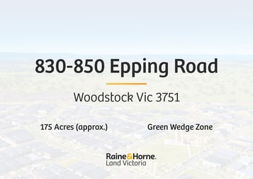 830 & 850 Epping Road Woodstock VIC 3751 - Image 1