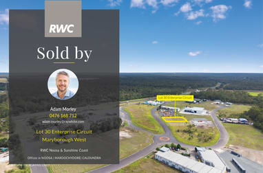 Lot 30 Enterprise Circuit Maryborough West QLD 4650 - Image 1