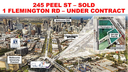 1 Flemington Rd & 245 Peel St (BORDERING CARLTON) North Melbourne VIC 3051 - Image 1