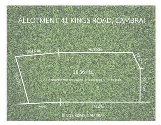 Allotment/41 Kings Road Cambrai SA 5353 - Image 1
