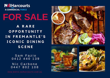 Restaurant  business for sale in Fremantle - Image 1